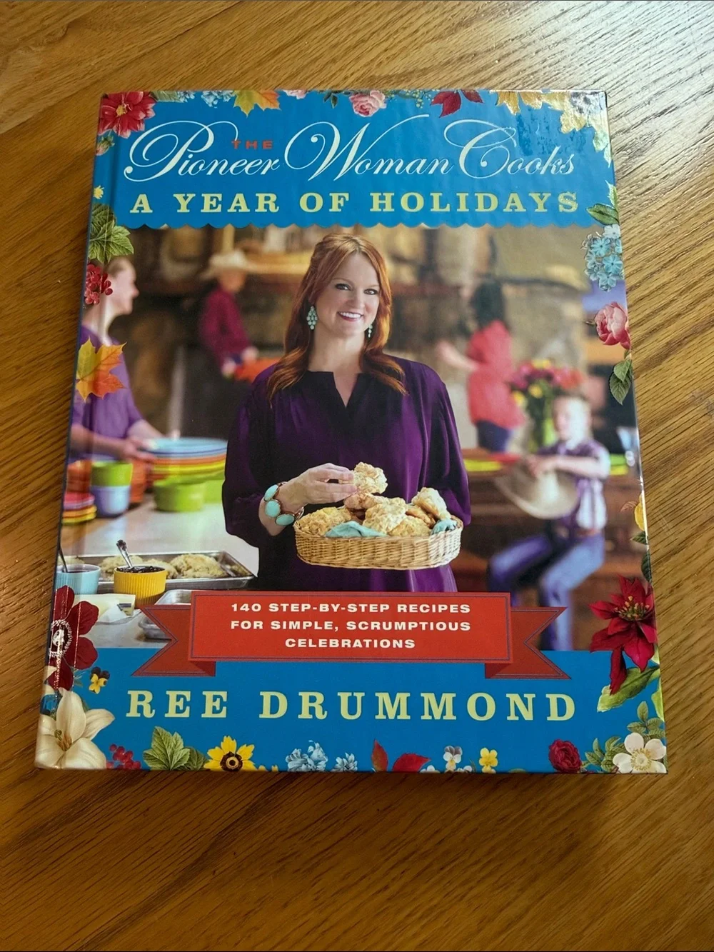 The Pioneer Woman A Year of Holidays Cookbook - Blue & Purple Cover